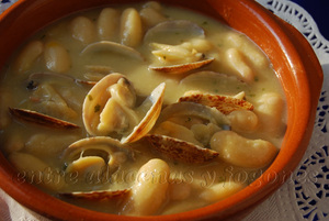 Fabes con almejes