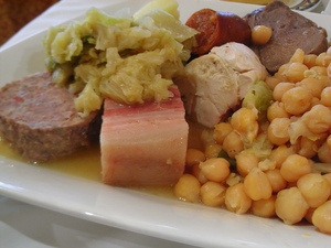 Garbanzos con compango