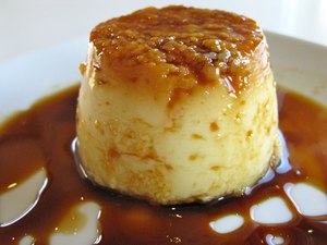 Flan de huevo con caramelo